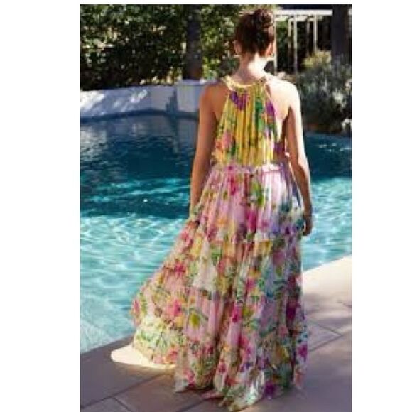 Anthropologie PQ Tiered Maxi Dress - Picture 5 of 11